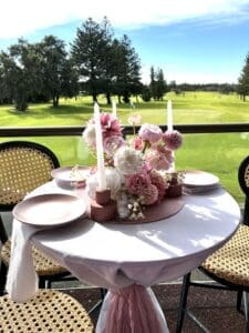 Event styling Shelly beach golf club